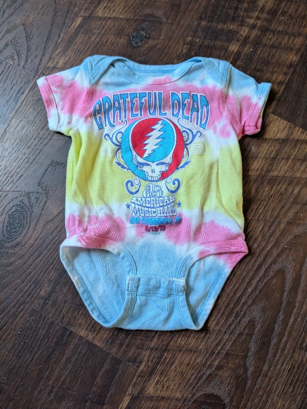 Liquid Blue Grateful Dead Onesie